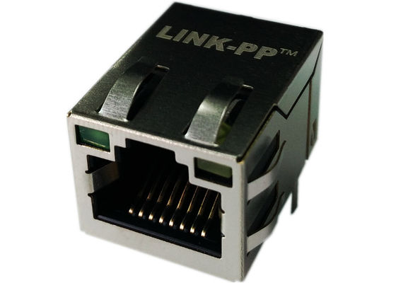 RJ45 Single Port 5-6605748-1 Magjack 10/100Base-T Interface Tab-up With LED