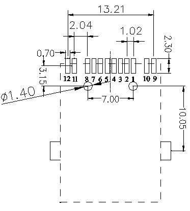 LPJ19911ADNL de magnetische SMD-Schakelaar van het Hefboom10/100mbps ultra Lage Profiel Rj45