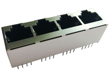 1x4 de verticaal zet 180 Graad op, 4x Rj45 Hoogste Ingang LPJEF5240DNL Rechte 8P8C