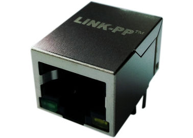 1x de Rechte hoek van RJ45 LPJ0011BENL, Geïntegreerde de Transformator van 10/100M Magnetics