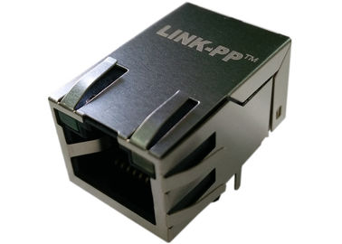 Gewicht-50036 de Enige Haven van de gouden Platerenschakelaar RJ45 met 1 x 1 Jack Configuration