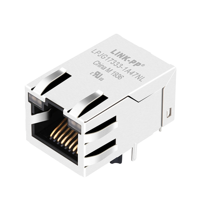 Rta-1S4A9W1F Compatibele LPJG17333-1A47NL 1000 basis-T RJ45 Jack Magnetic Connector Tab Up