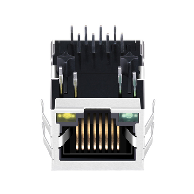 Schakelaars weerstands van de LEIDENE Rj45 de Enige Haven Snelle Ethernet van LPJ0012A73NL