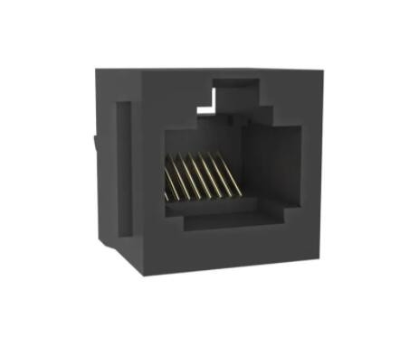 RJE08188001F enige Havenrj45 8P8C Verticale Jack Ethernet Modular Connectors Unshield W/O leiden
