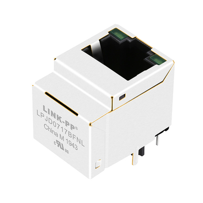 Verticale MagJack 1000 Groene/Groene leiden basis-T LPJD0717BFNL van HFJV1-1G06-L11RL Gigabit RJ45
