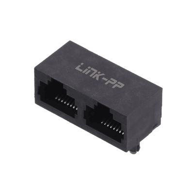 Dubbele Haven Unshielded 8p8c 1x2 RJ45 Jack Connector e5j88-00ajg2-l