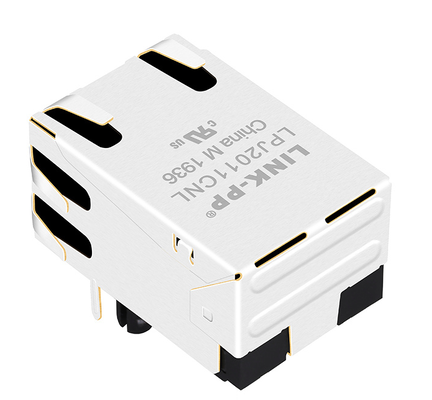 LPJ2011CNL 10/100 Base-T RJ45 MagJack 1x1 Port Tab Up zonder Led
