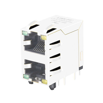 10118075-513B010LF gestapelde 2X1-Havenrj45 Schakelaar Modulaire Jack LPJE106XAHNL