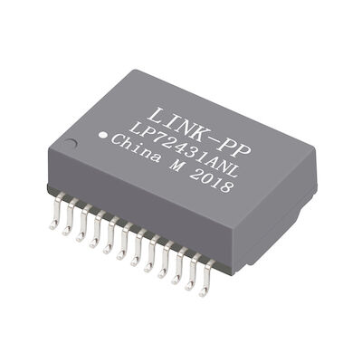 749052051 10G-Basis - T 24 Pin Single Port 1A SMD PoE+ Lan Transformer Modules LP72431ANL