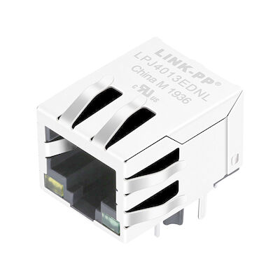 Rjlbc-060TC1 filtreerde Modulaire Hefboom 10/100 basis-TX van RJ45 Geïntegreerde leiden