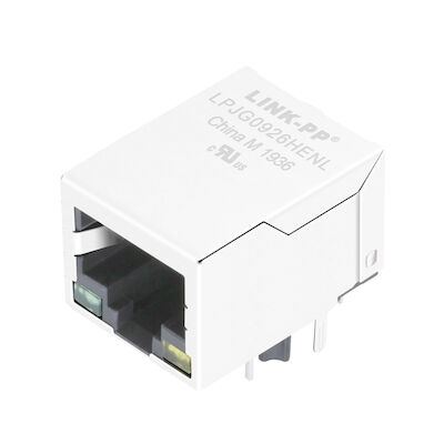 1x1 poort 1000Mbps POE+ RJ45 filterconnector module LPJG0926HENL