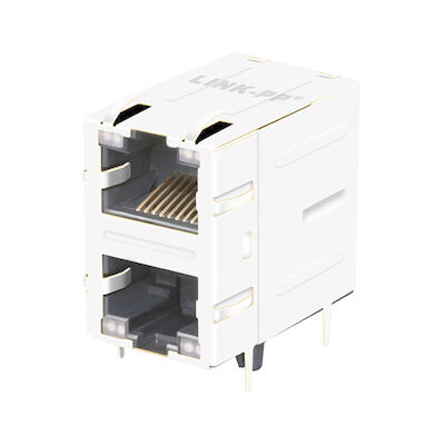 6368011-4 2x1-Havenrj45 Schakelaar zonder Magnetics LPJE17200A31NL