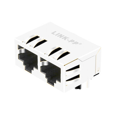de Haven van 5406566-2 10/100 basis-T 1x2 zonder de Schakelaarmodules LPJEF102CNL van Magnetics RJ45 Ethernet