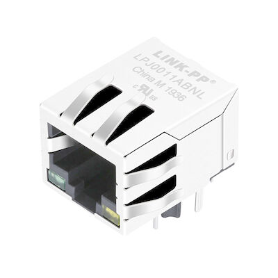 HFJ11-2450E-LS12RL Modulaire Jack 10/100Base-t LPJ0011ABNL het Netwerkschakelaar van RJ45
