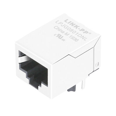 48F-01NW2NL RJ45 met de Media van Gigabit Magnetics LPJG0801DNL Unmanaged Convertor