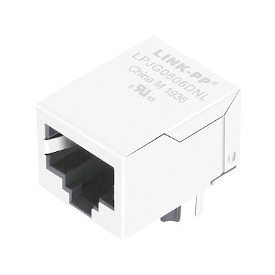 HR901130A RJ45 met Geïntegreerde 10/100BT Magnetics THT Beschermde LPJG0806DNL