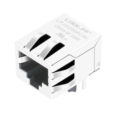 5-6605433-8 Condensator van de Hefboomdecouping van RJ45 de Modulaire met Leds LPJG0806GENL