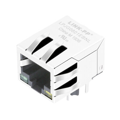 48F-01GY2DPL2NL magnetische RJ45 Vrouwelijke Jack LPJG0801EBNL voor Voorzien van een netwerk