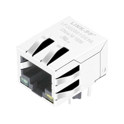 LPJG0801GENL dwarsmic38013-0155t-lf3 10 Speldrj45 Schakelaar GigaBit Ethernet