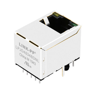 JXD3-0002NL de verticaal zet RJ45 zonder Magnetische Hefboom met LEDs op