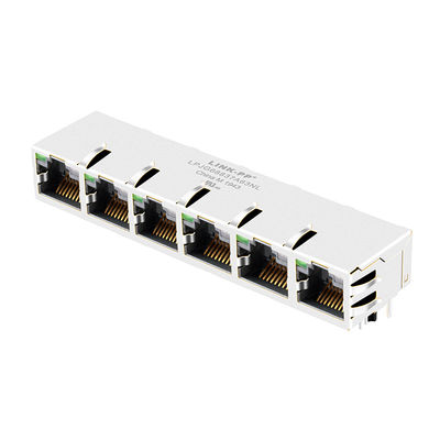 Lan 1x6 van JG0-0070NL Gigabit de Haven Geregistreerde Schakelaars van Hefbomeninternet RJ45 Ethernet