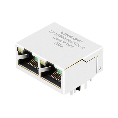 JXD1-2016NL 1000 Hefboom van het de Haven de Modulaire Magnetische Rj45 Netwerk van basis-T Tab Up 1x2