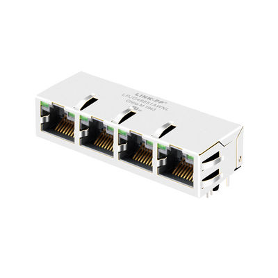 JG0-0026NL 100/1000 van de Haven Industriële Ethernet van basis-T 1x4 de Schakelaar Magnetische RJ45 Hefboom