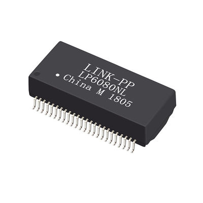 H6101FNL dubbele Havensmd Gigabit Magnetische POE+ Transformator LP6080NL