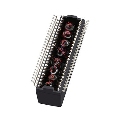 TG1G-E220NWLF SMD 50 Module van de de Isolatietransformator van Gigabit van de Speld Slimline Dubbele Haven