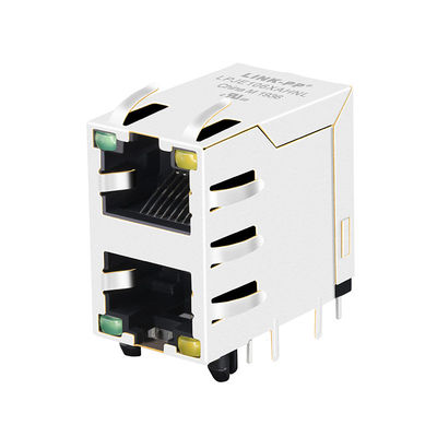 Xrjd-s-21-8-4 gestapelde RJ45 2x1 zonder de Schakelaar LPJE106XAHNL van het Transformatorvoorzien van een netwerk