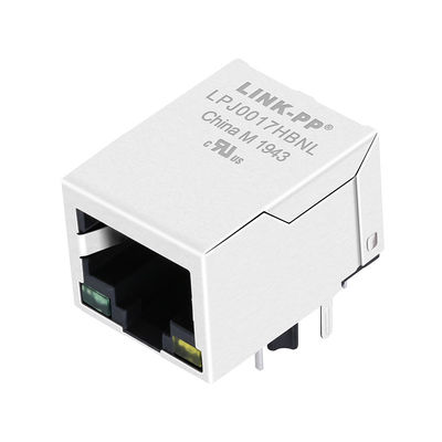 Lj-h41s1c-14-F 10/100 basis-T Enige de RJ-45-stekkermodule LPJ0017HBNL van Haven Groene/Gele Leds