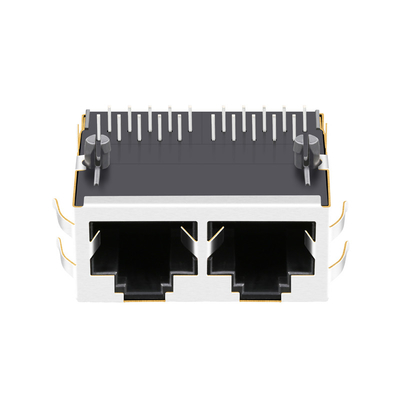 1x2 haven Tab Down 1000 de Vrouwelijke Schakelaar van basis-T Rj45 zonder Leds 1840638-1
