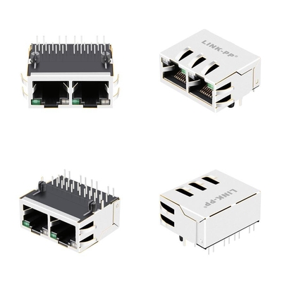 de Havenrj45 Ethernet Schakelaar van 10G basis-T Tab Up 1x2 met Leds jtl-U1002NL wordt beschermd die