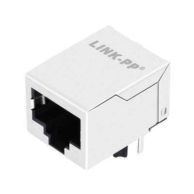 JX0C-0005NLT 10/100 basis-T Tab Down 1 Havenoppervlakte zet Rj45 Ethernet Jack Without Led op