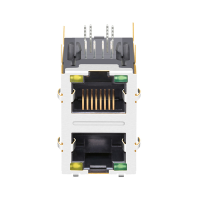 JXD9-1017NL compatibele verbinding-pp 100/1000 van de de Havenrj45 Magnetische Schakelaar van basis-T 2x1 Groene/Gele leiden