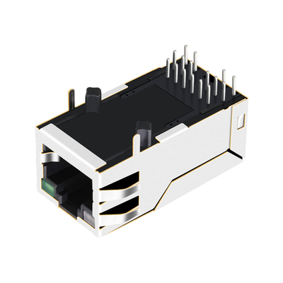 2250331-1 Enig de Havenlusje van 2.5G basis-T OP POE+ RJ45 Magnetisch Jack With GO/G Leds
