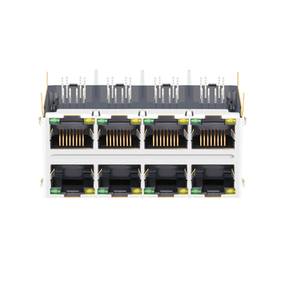 2x4 Magnetische de Schakelaarsjt5-2410nl Compatibele VERBINDING pp 10G basis-T van RJ45 met leiden