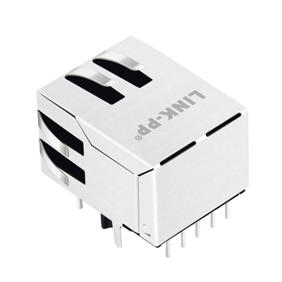L836-121t-KD 2.5G basis-T Tab Down Low Profile Rj 45 de Vrouwelijke Schakelaar van Magjack met Geleide Gy/G