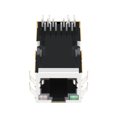 De Enige Haven RJ45 MagJack Geleid Tab Up With G/GY van 0826-1l1t-57-F 10/100base-t POE
