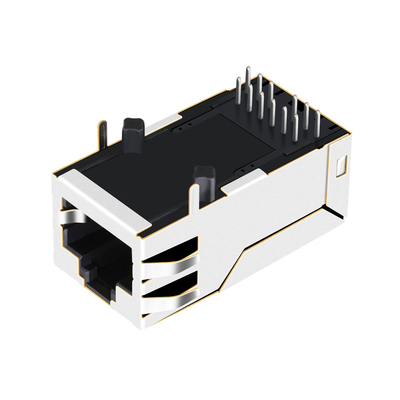 0816-1x1t-m1-F 1000 basis-t POE RJ45 Magjack zonder geleid Tab Up Through Hole