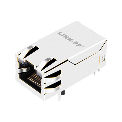 De Havenrj45 Magnetische Schakelaar van JXT7-1140NL 10gbase-t 4PAIR PoE 100W 1X1 met Geleid