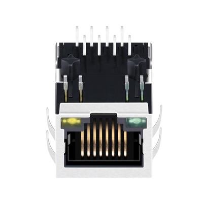 Arjm11a1-009-ab-EW2 100 Enige de Havenrj45 Magnetische Schakelaar Tab Down van basis-t 8P8C